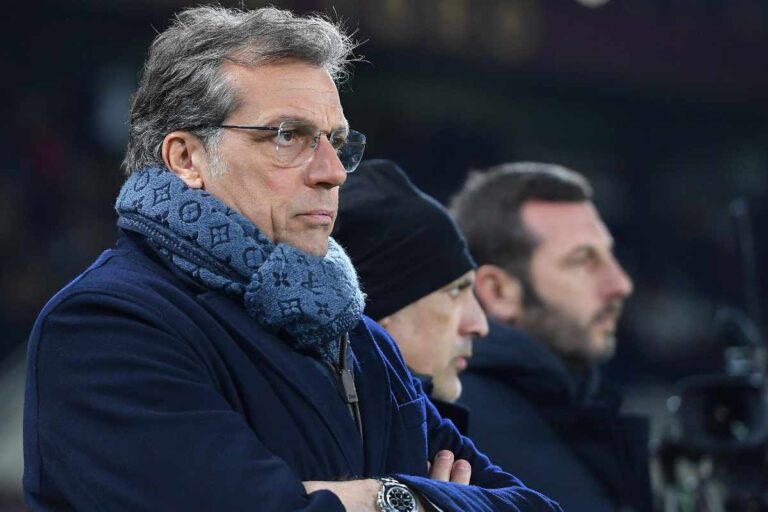 Cristiano Giuntoli perplesso