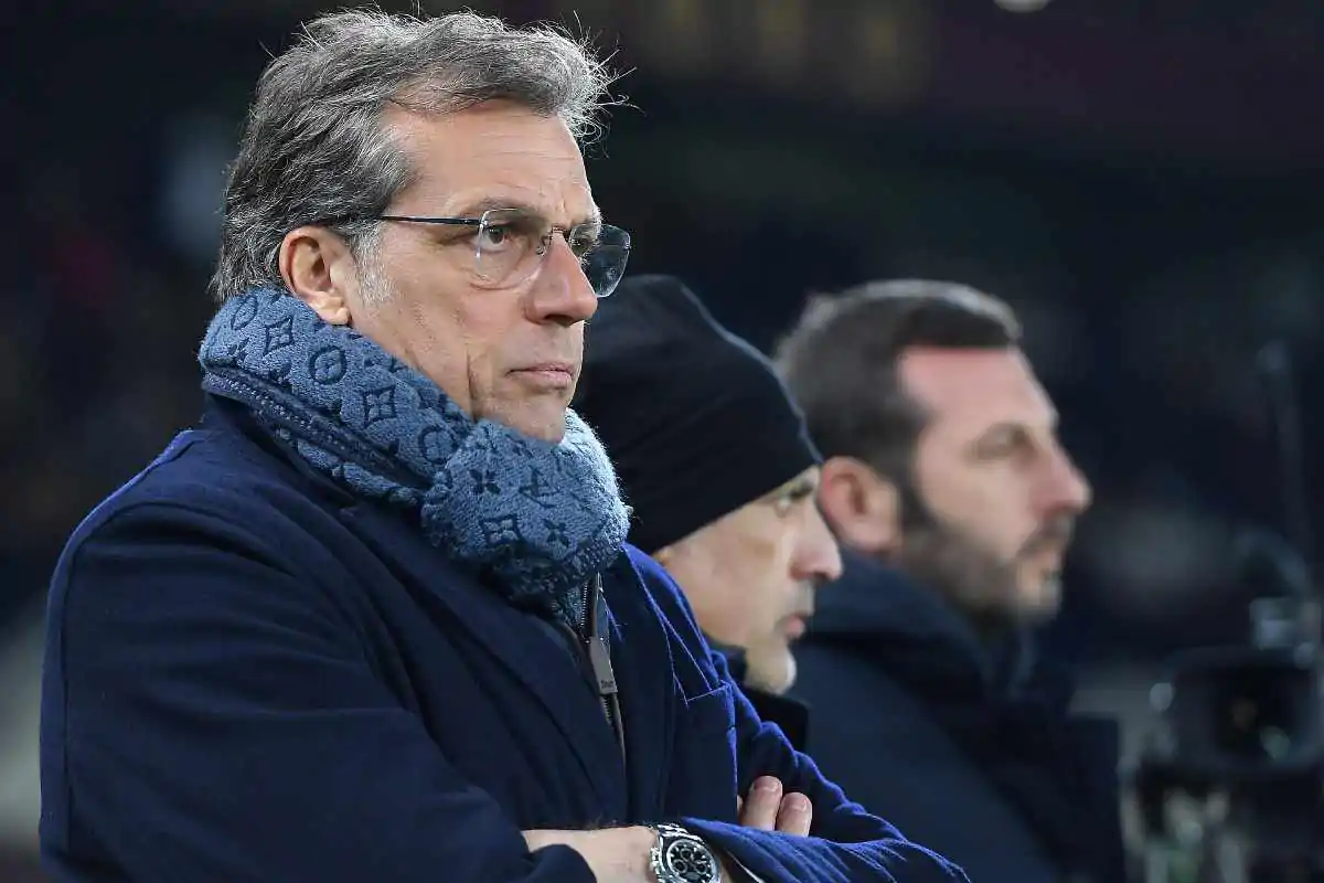 Cristiano Giuntoli perplesso