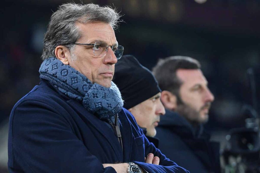 Cristiano Giuntoli perplesso