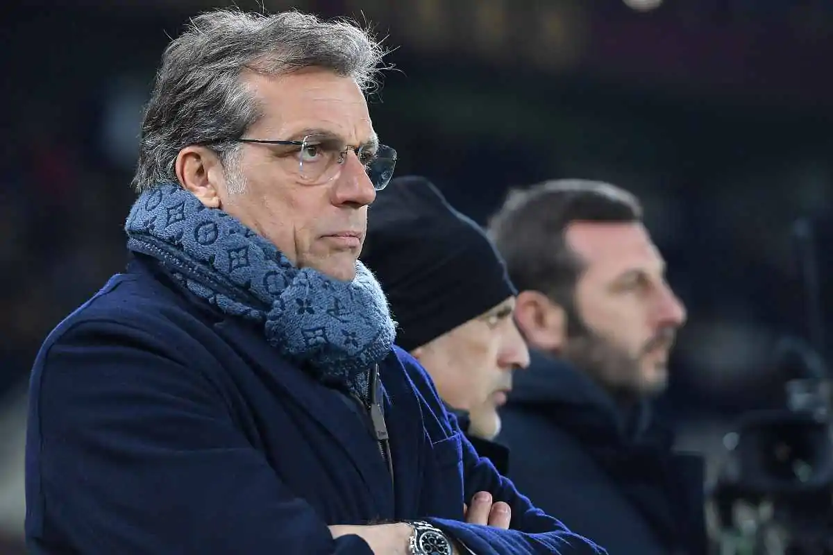 Cristiano Giuntoli perplesso