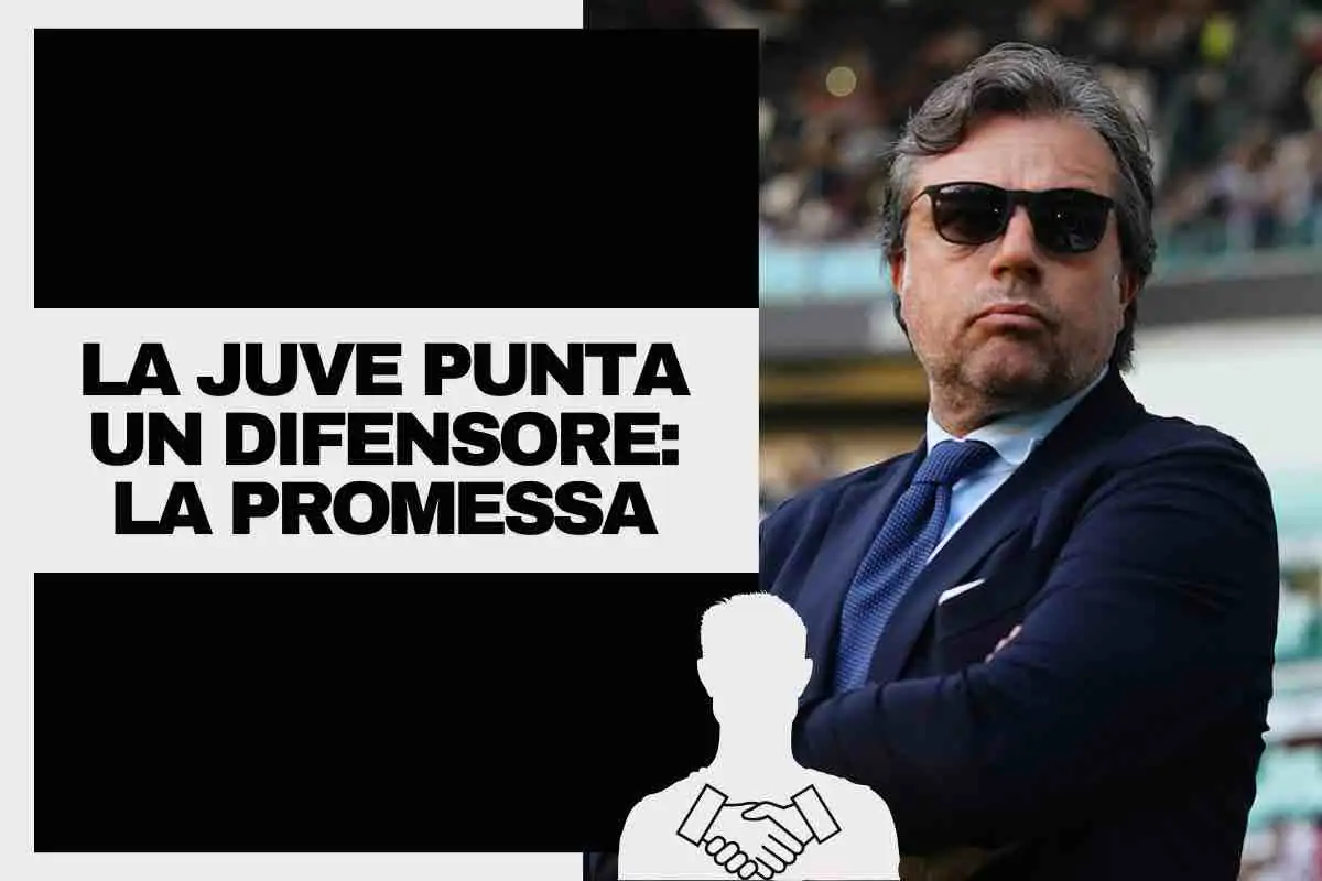 Juventus, occhi puntati sul difensore per l'estate: Giuntoli gli fa una promessa