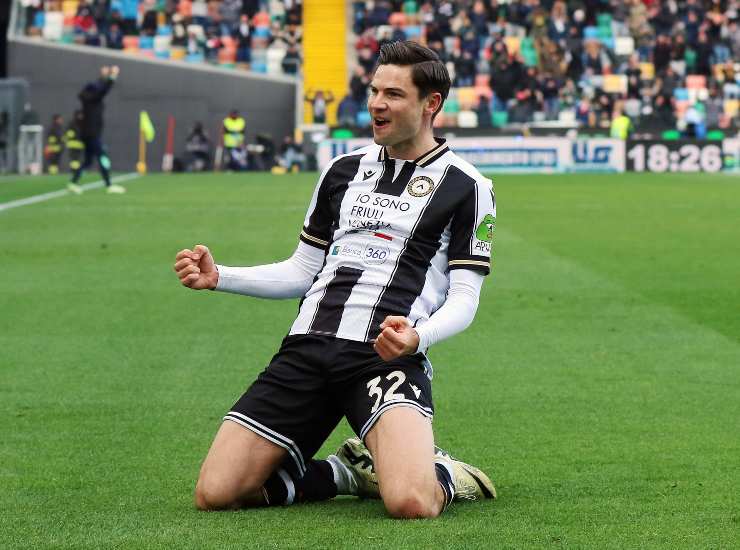 Ekkenkamp esulta dopo un gol