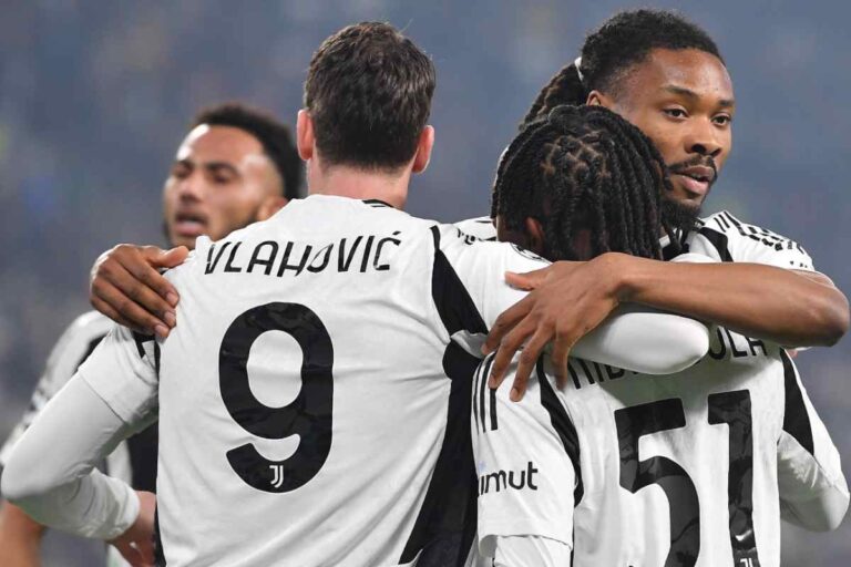Esultanza Juve