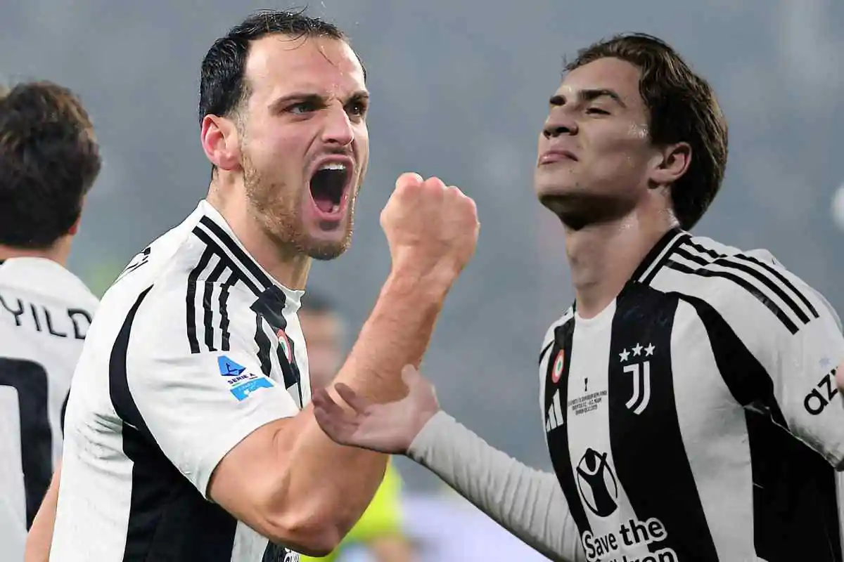 Gatti ed Yildiz esultano