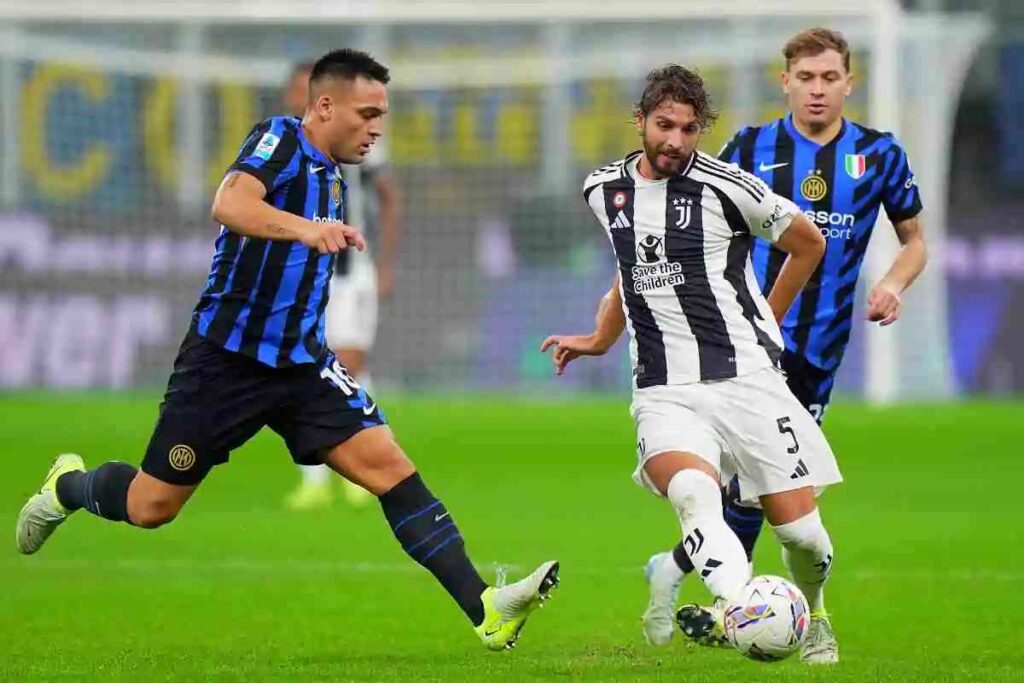 Un momento di Juventus-Inter