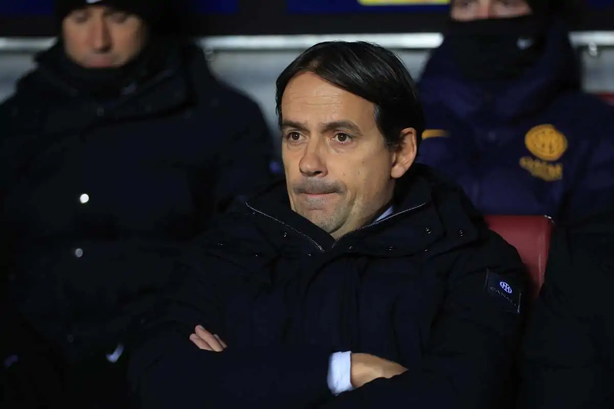 Simone Inzaghi perplesso