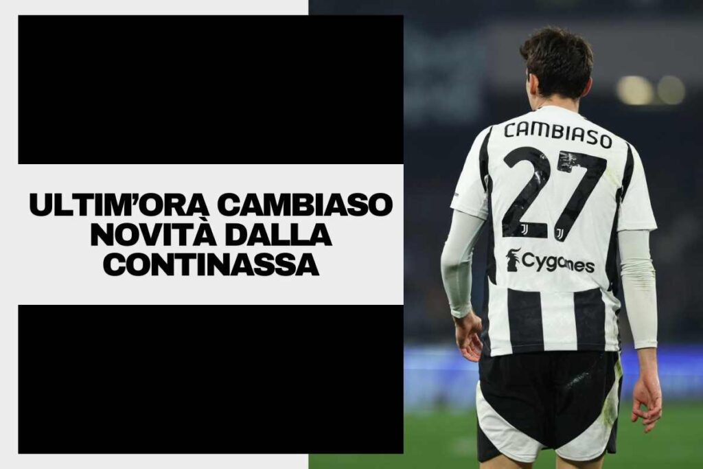 Cambiaso di spalle con la maglia della Juventus