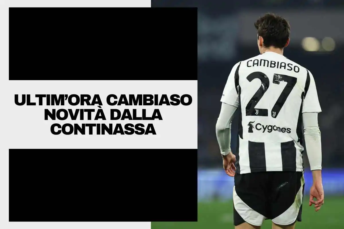 Cambiaso di spalle con la maglia della Juventus