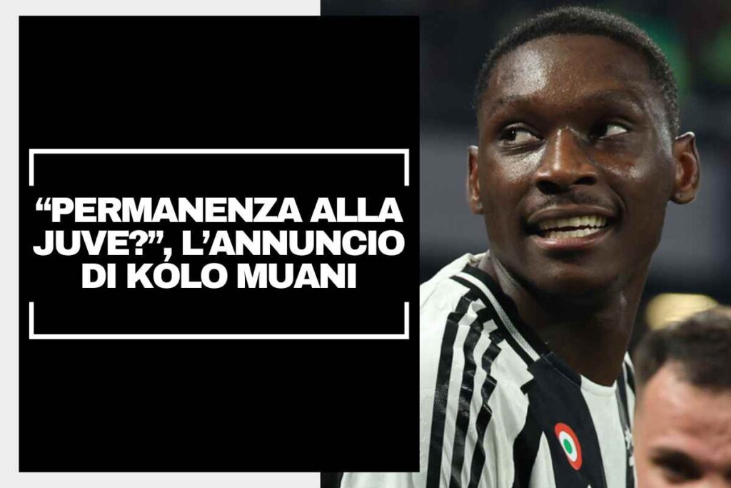 Kolo Muani sorridente dopo il gol segnato contro il Napoli