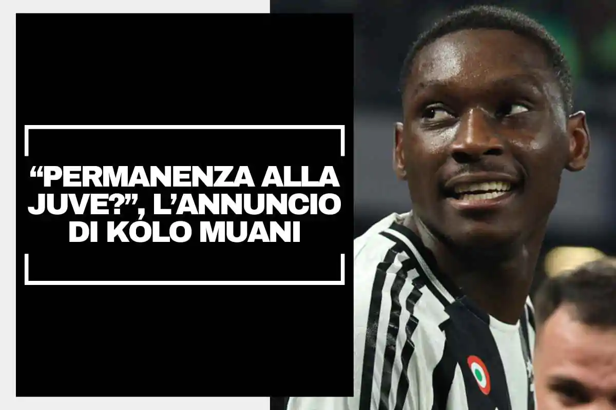 Kolo Muani sorridente dopo il gol segnato contro il Napoli