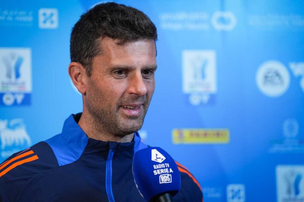 Thiago Motta in conferenza stampa