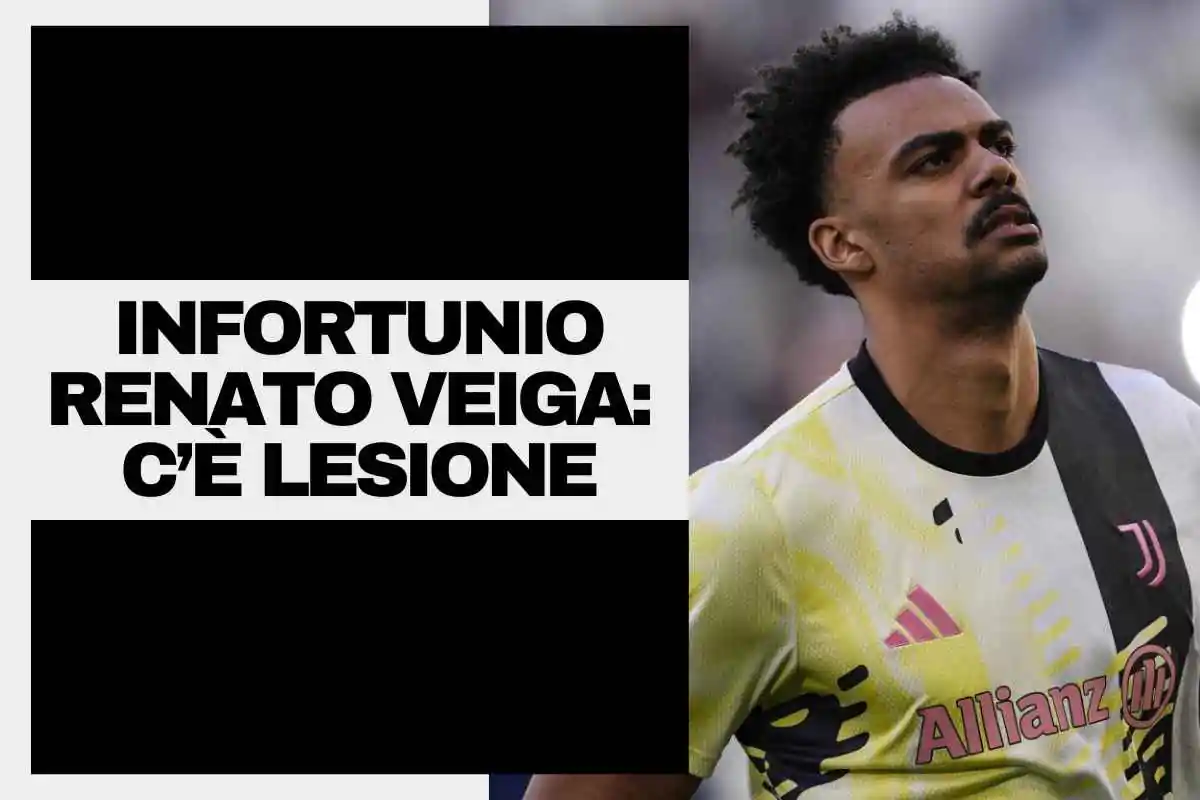 Renato Veiga si riscalda con la maglia da allenamento della Juventus