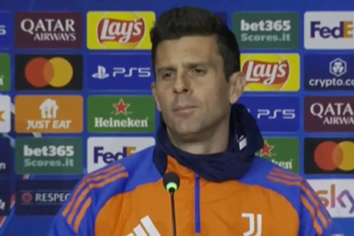 Thiago Motta in conferenza stampa