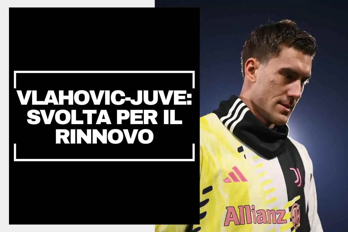 Vlahovic sconsolato nelle vesti da panchinaro