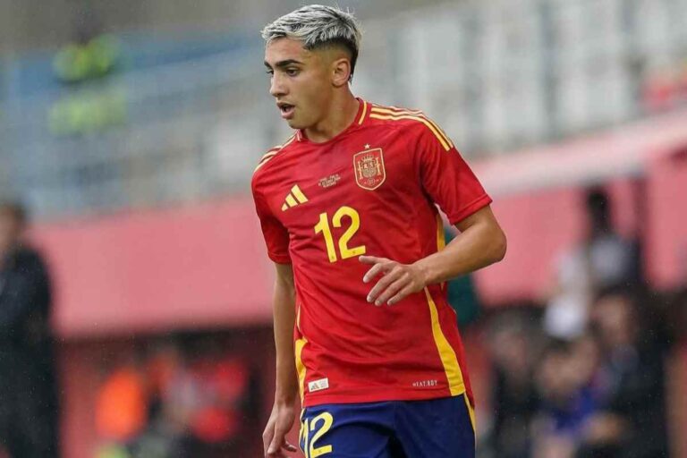 Yeremay in campo con la Spagna