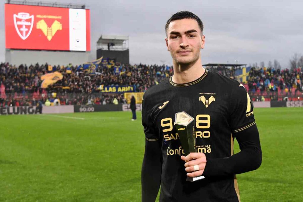 Coppola con il premio MVP