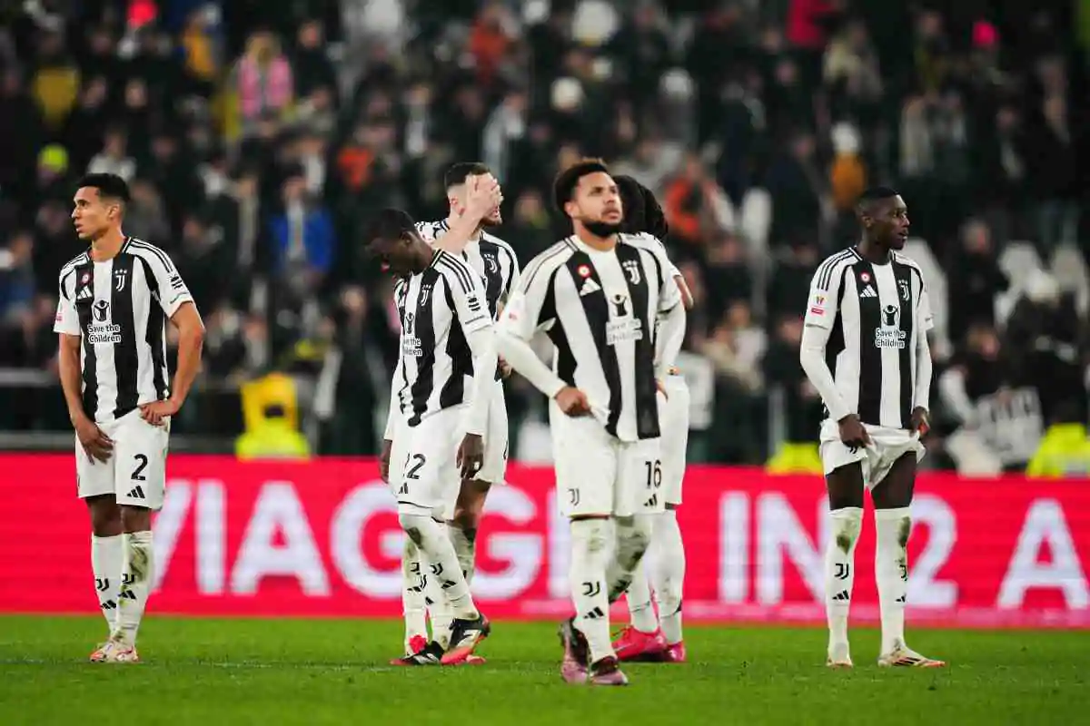 Giocatori Juventus in campo