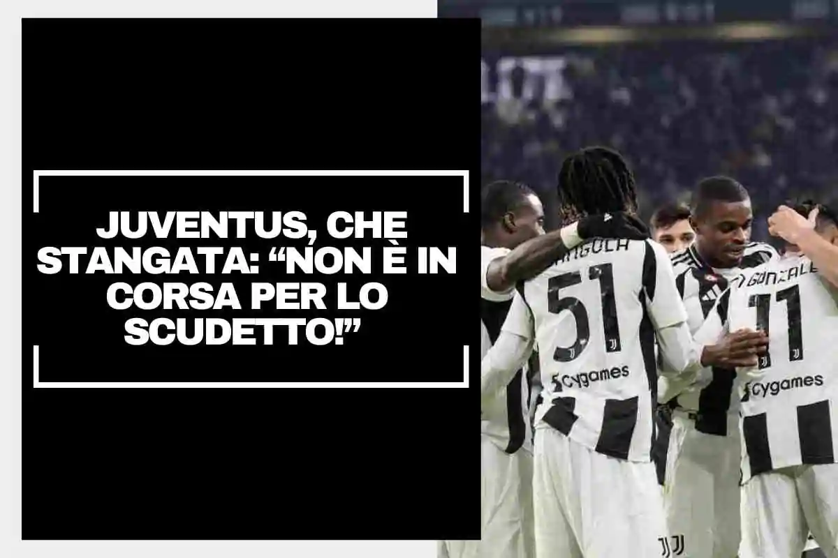 Juventus, che stangata: “Non è in corsa per lo scudetto!”