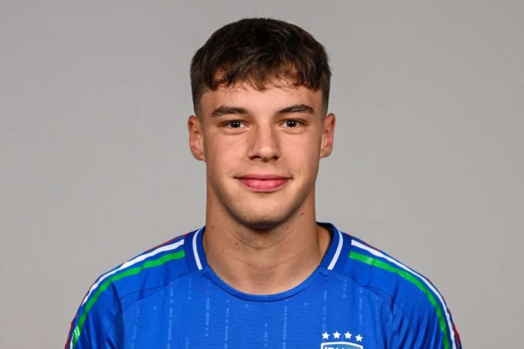 Filippo Pagnucco con la Nazionale Under 19