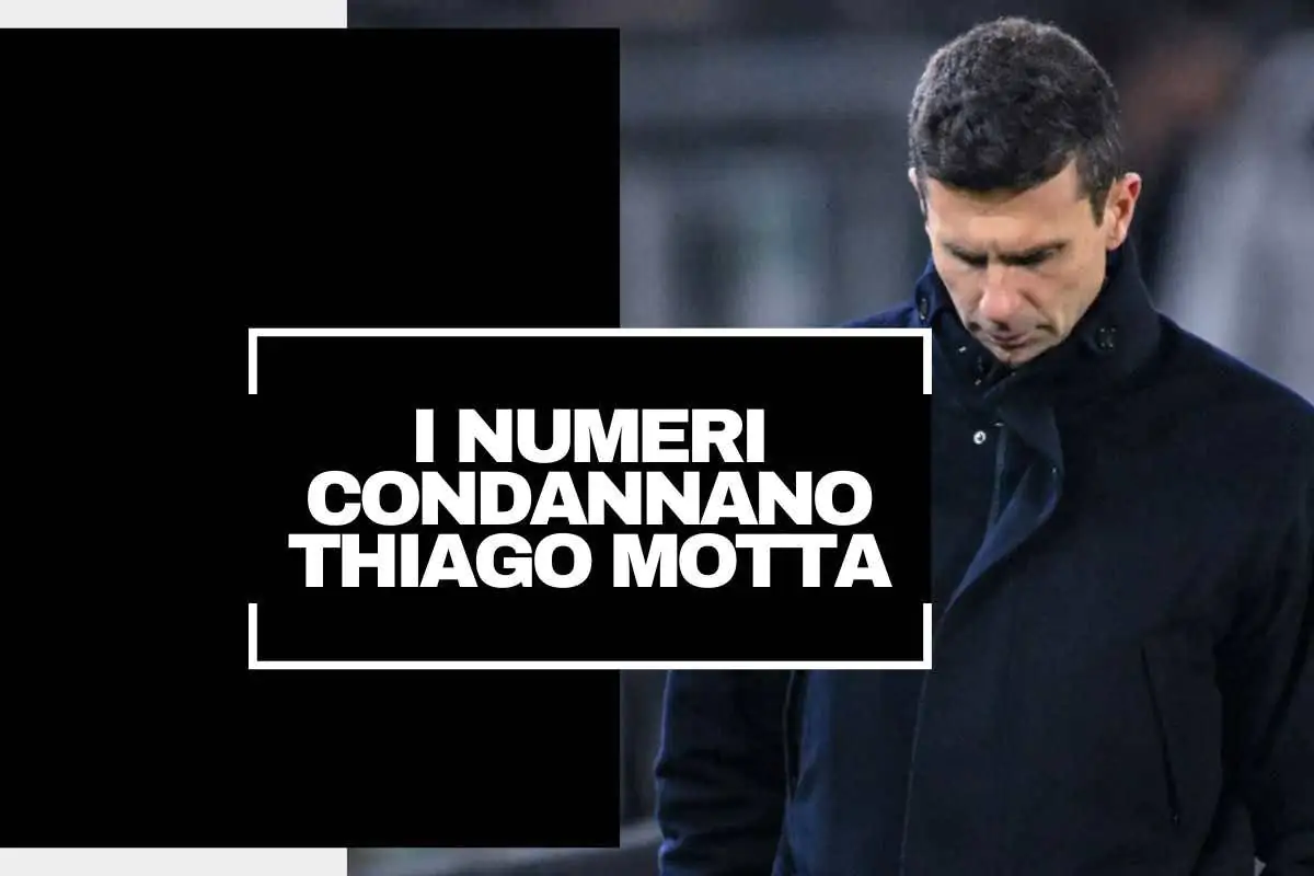 Juve, l'avventura di Thiago Motta costa cara: i numeri condannano l'ex tecnico