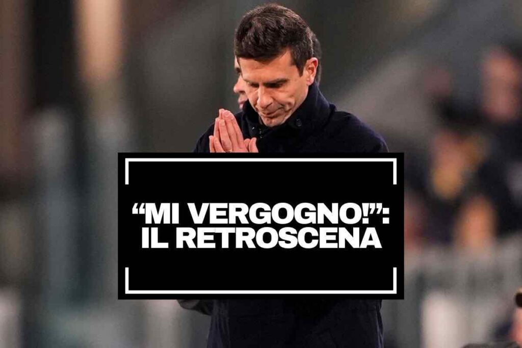 Esonero Thiago Motta, spunta il retroscena clamoroso: "Mi vergogno!"