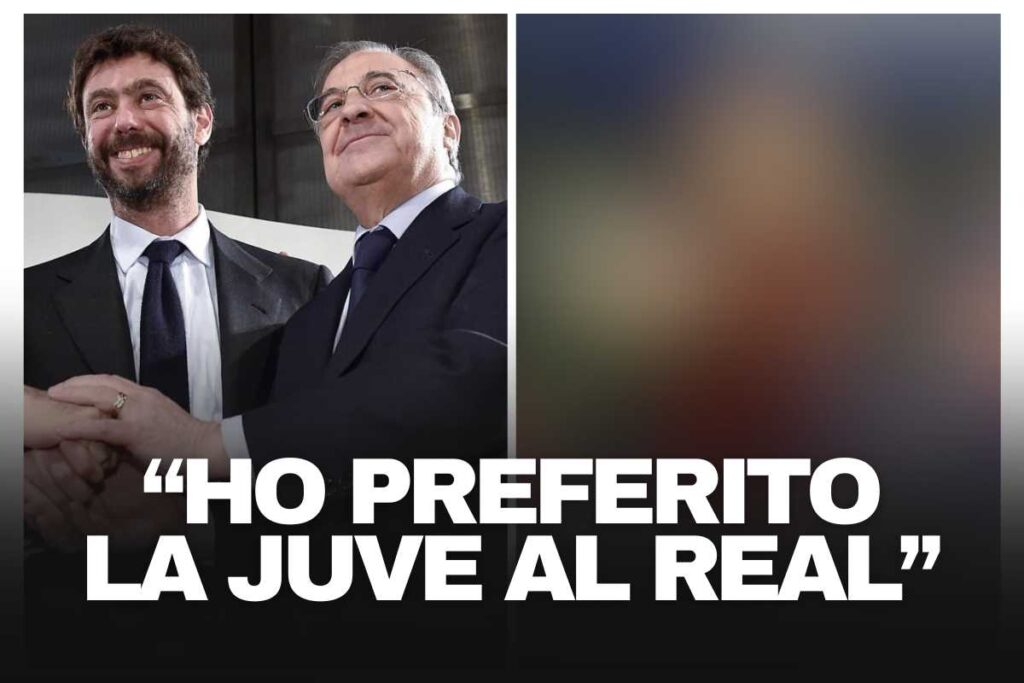 Agnelli e Florentino Perez si stringono la mano