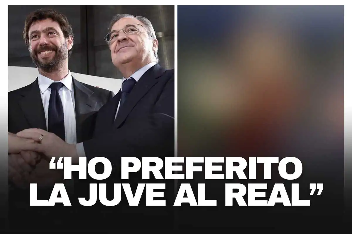 Agnelli e Florentino Perez si stringono la mano
