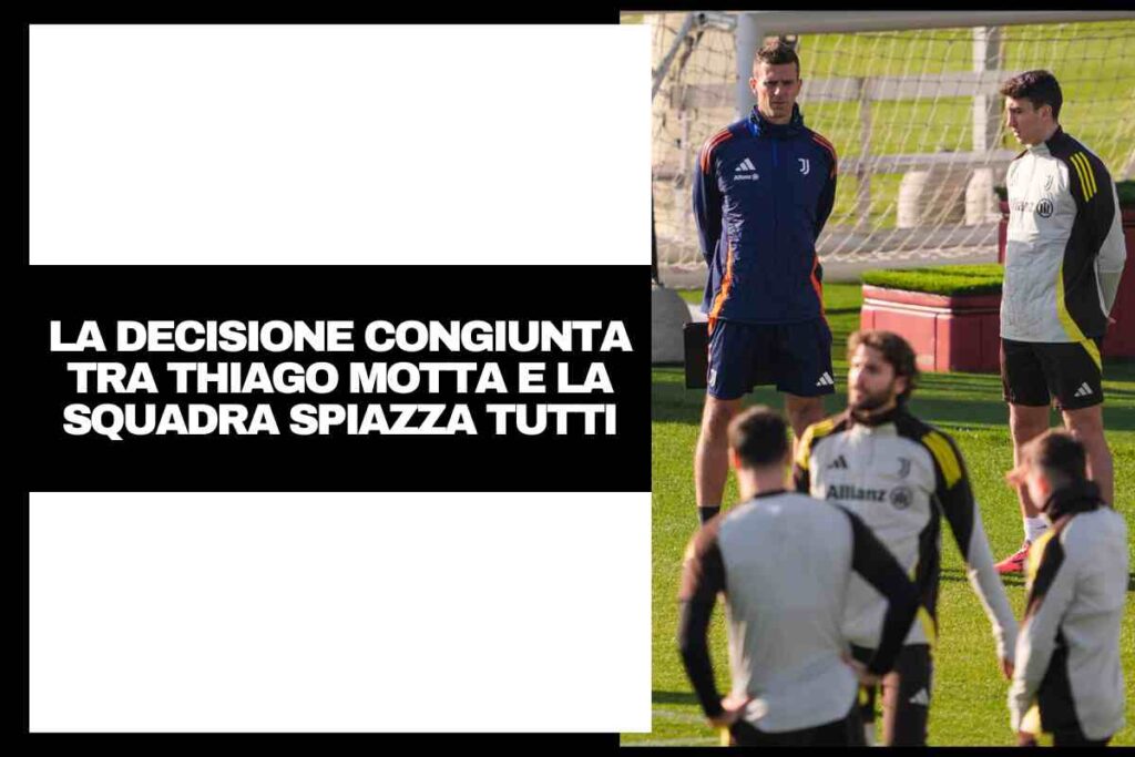 Thiago Motta e Cambiaso a confronto mentre osserva gli altri componenti della rosa