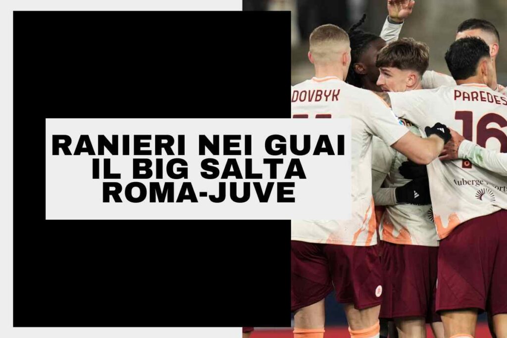 La Roma festeggia in gruppo dopo un gol segnato