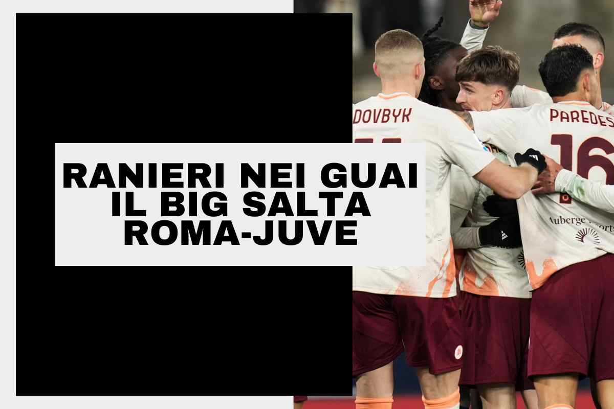 La Roma festeggia in gruppo dopo un gol segnato