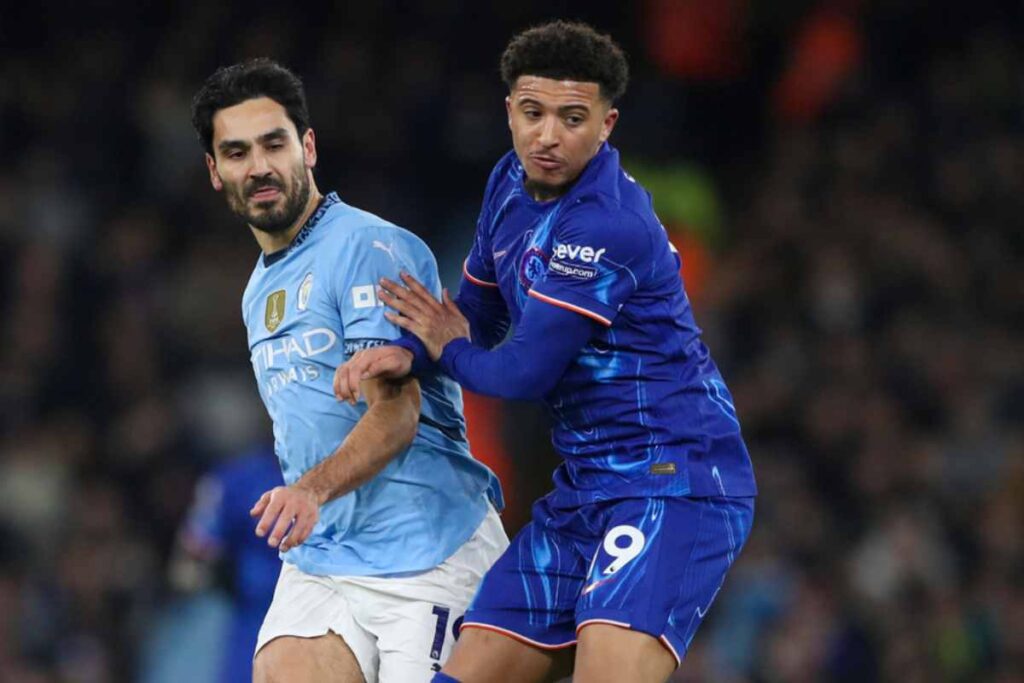 Sancho e Gundogan in campo