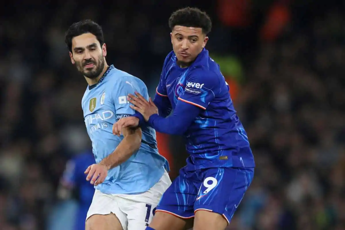 Sancho e Gundogan in campo