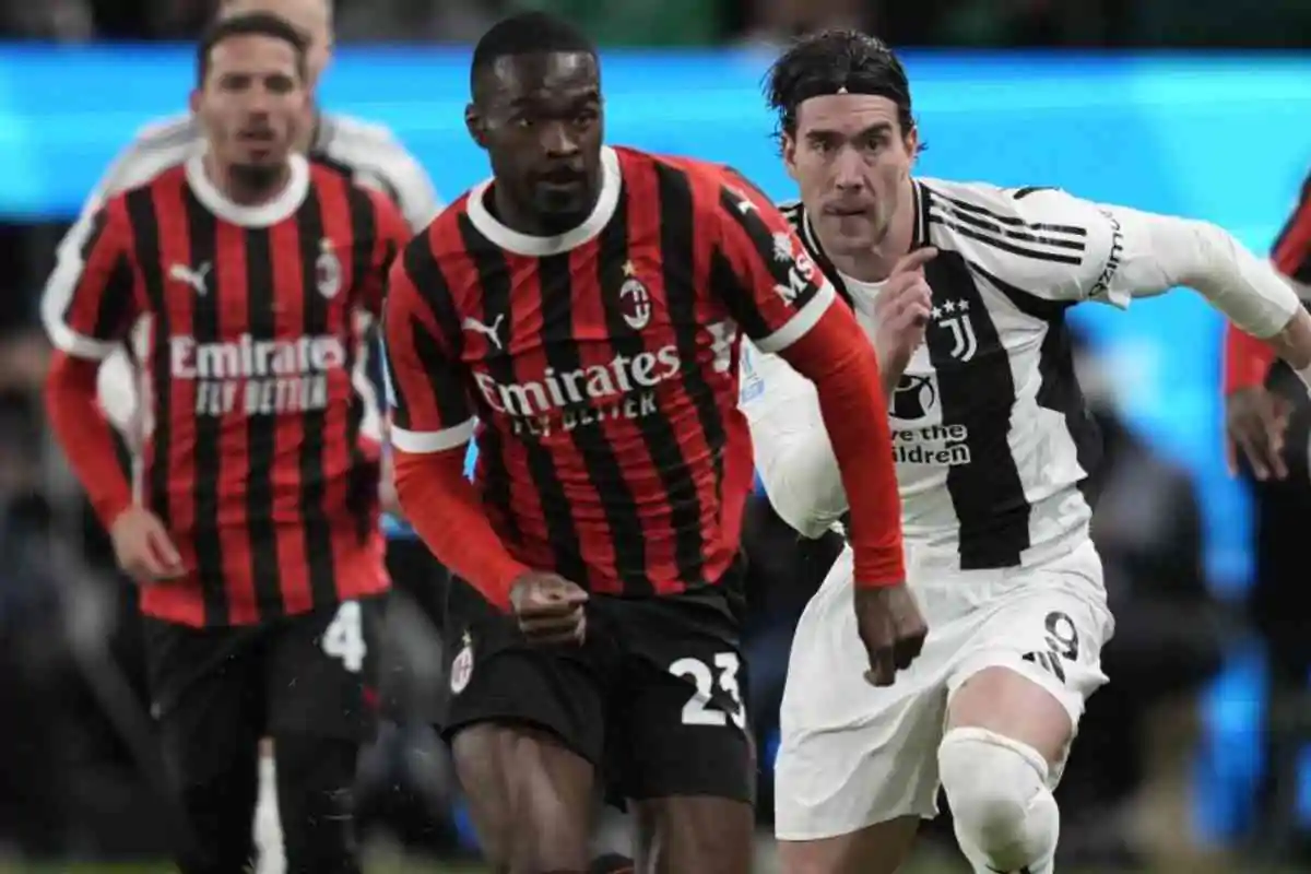 Tomori contro la Juventus