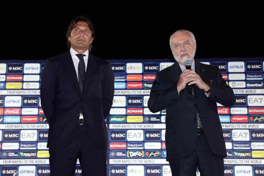 Antonio Conte e Aurelio De Laurentiis