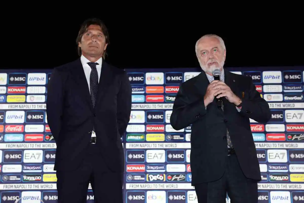 Antonio Conte e Aurelio De Laurentiis