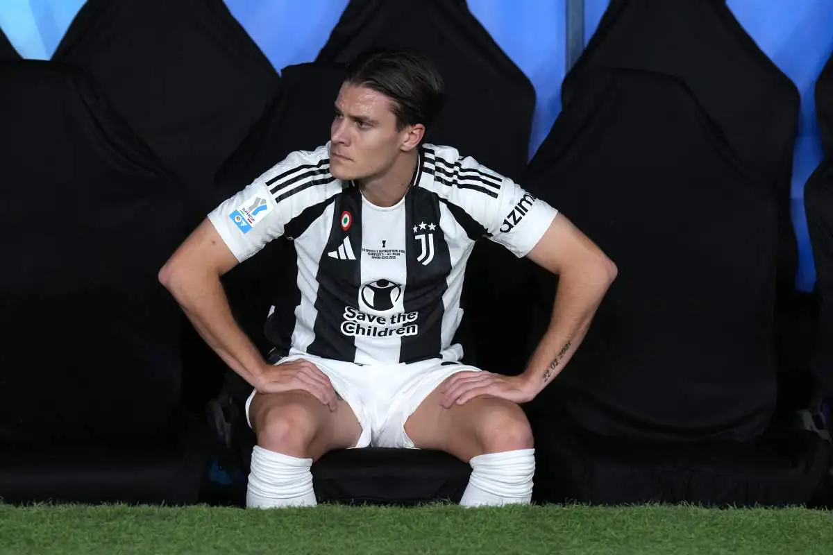 Fagioli seduto in panchina