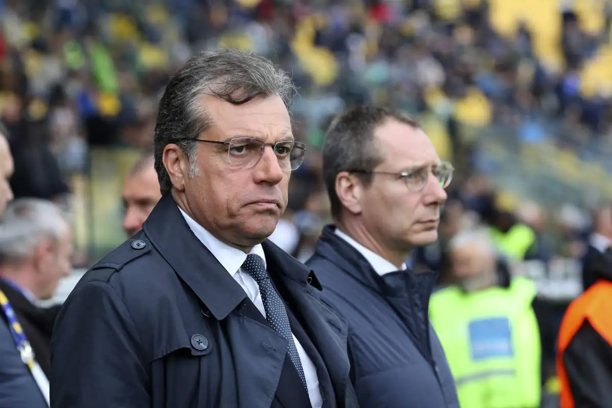 Giuntoli al Tardini per Parma-Juve