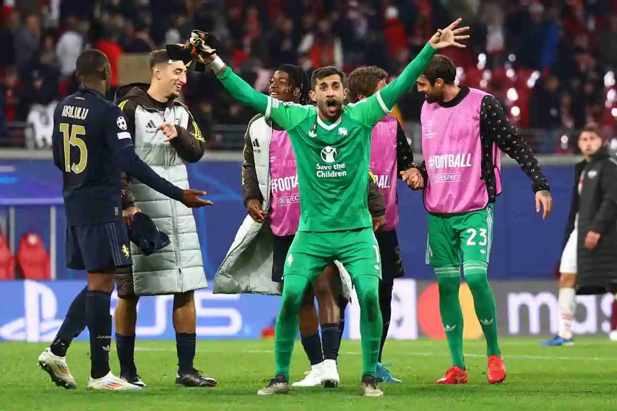 Juventus esultanza di gruppo