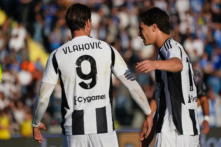 Vlahovic e Yildiz parlano in campo