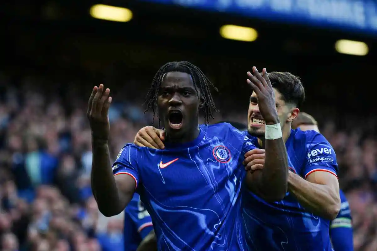 Lavia esulta dopo un gol