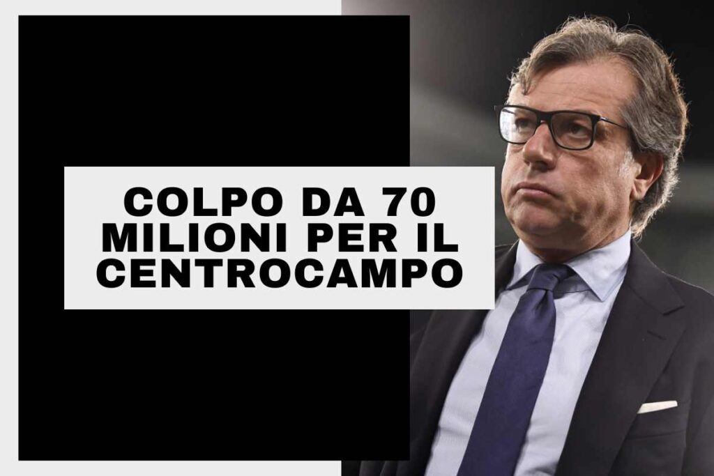 Giuntoli in vesti dirigenziali con gli occhiali da vista