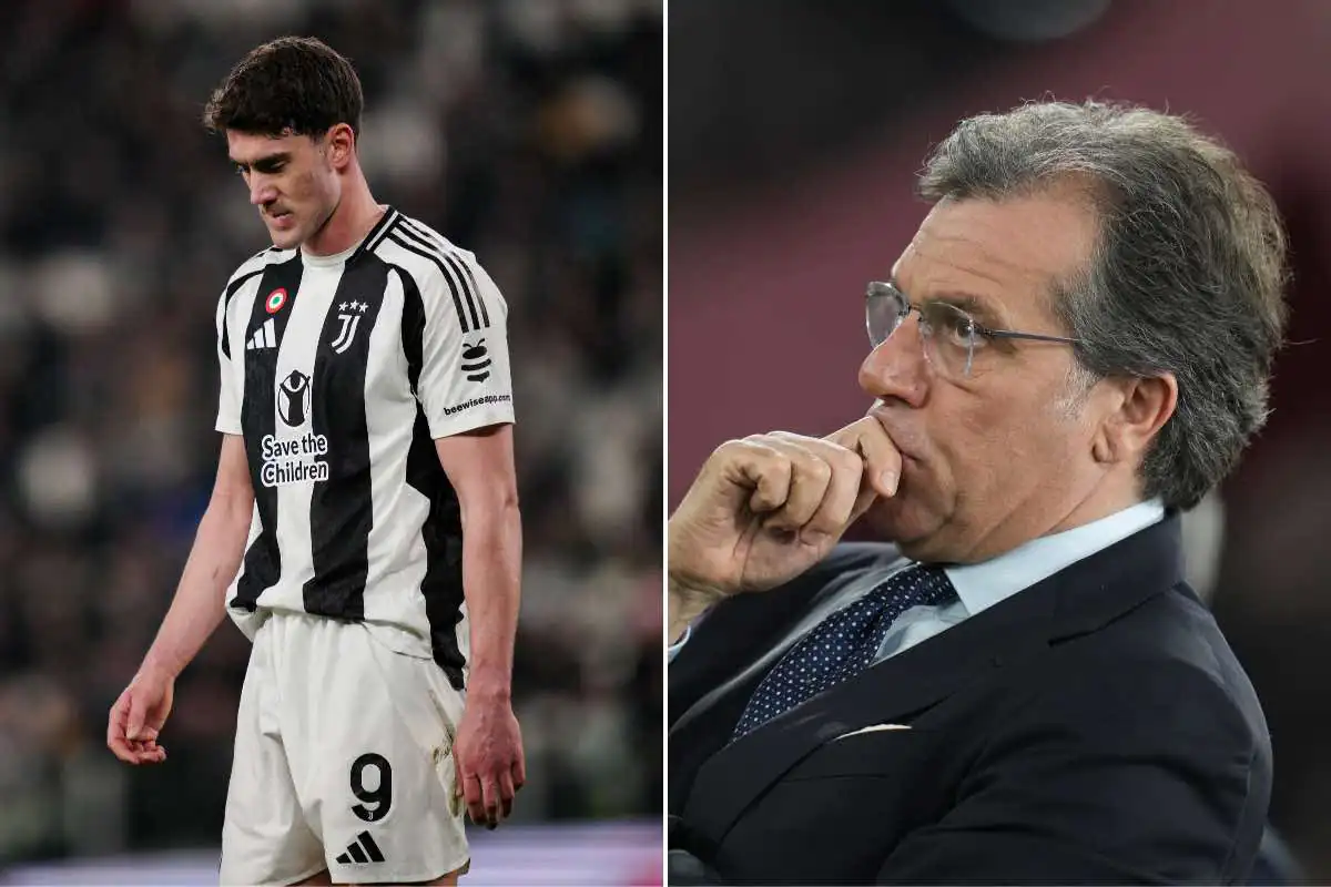 Dusan Vlahovic e Cristiano Giuntoli