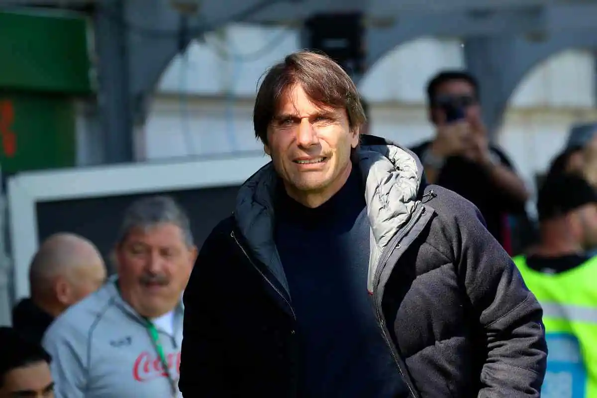 Conte durante una partita