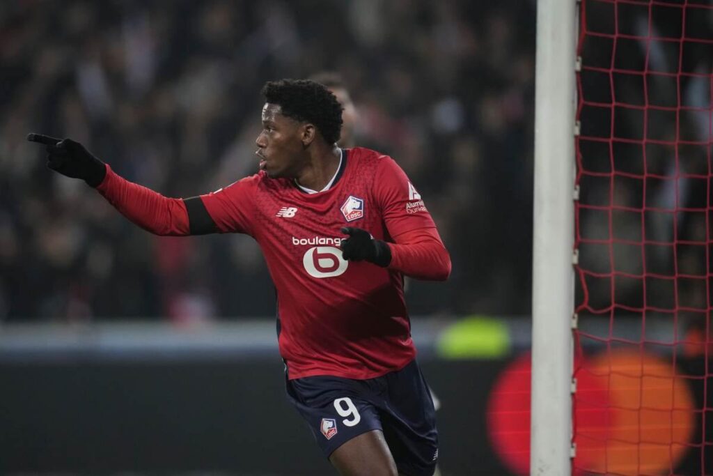 Jonathan David in maglia Lille
