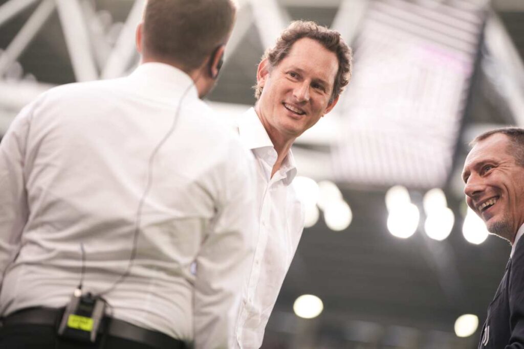 John Elkann ai microfoni di DAZN