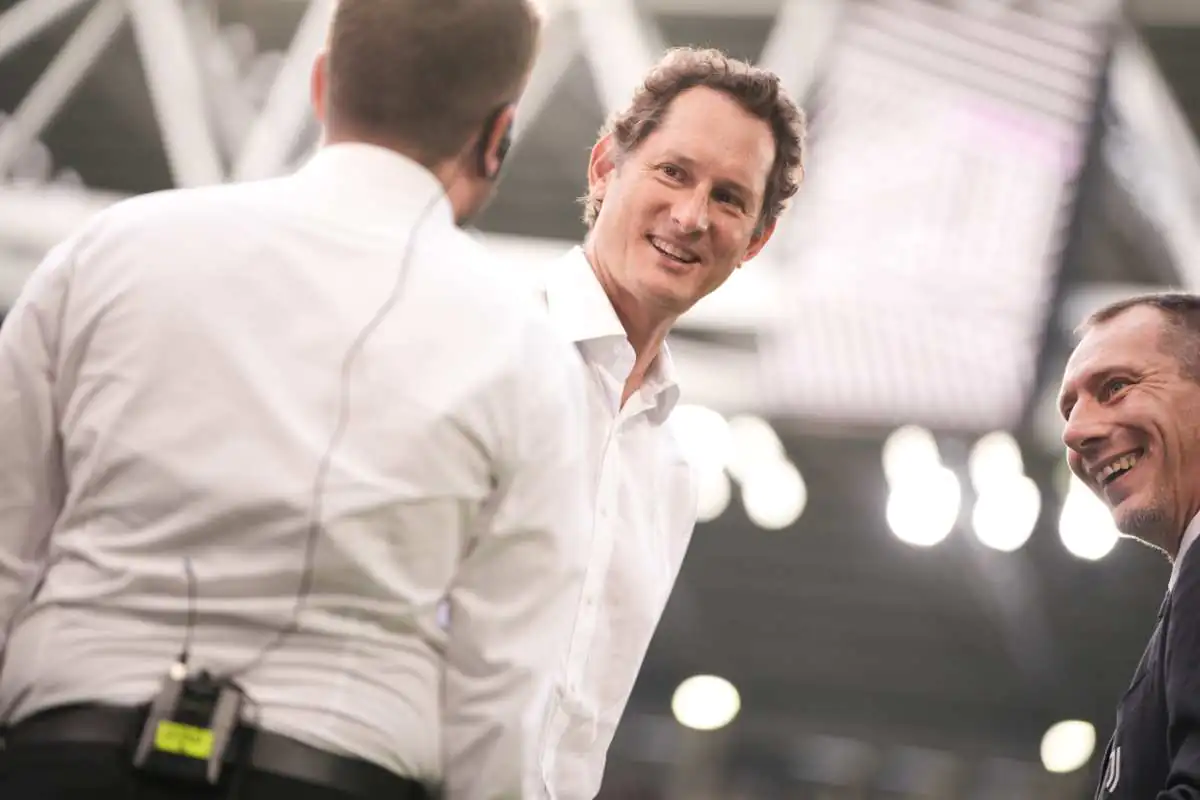 John Elkann ai microfoni di DAZN