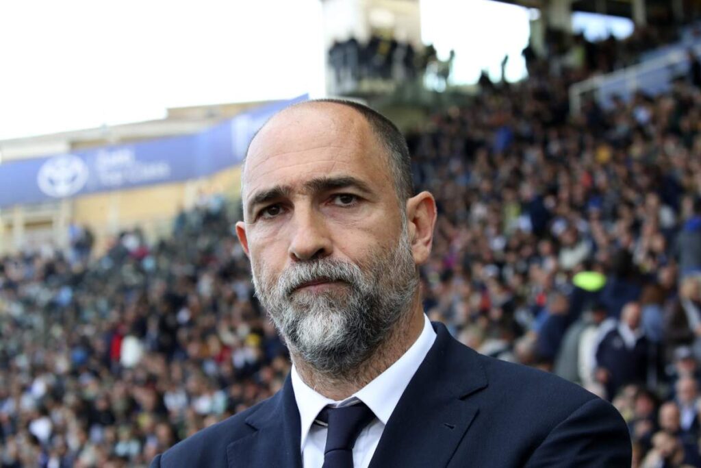 Igor Tudor prima della partita