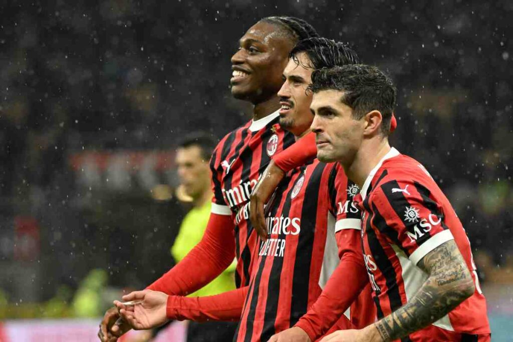 Pulisic insieme ai compagni