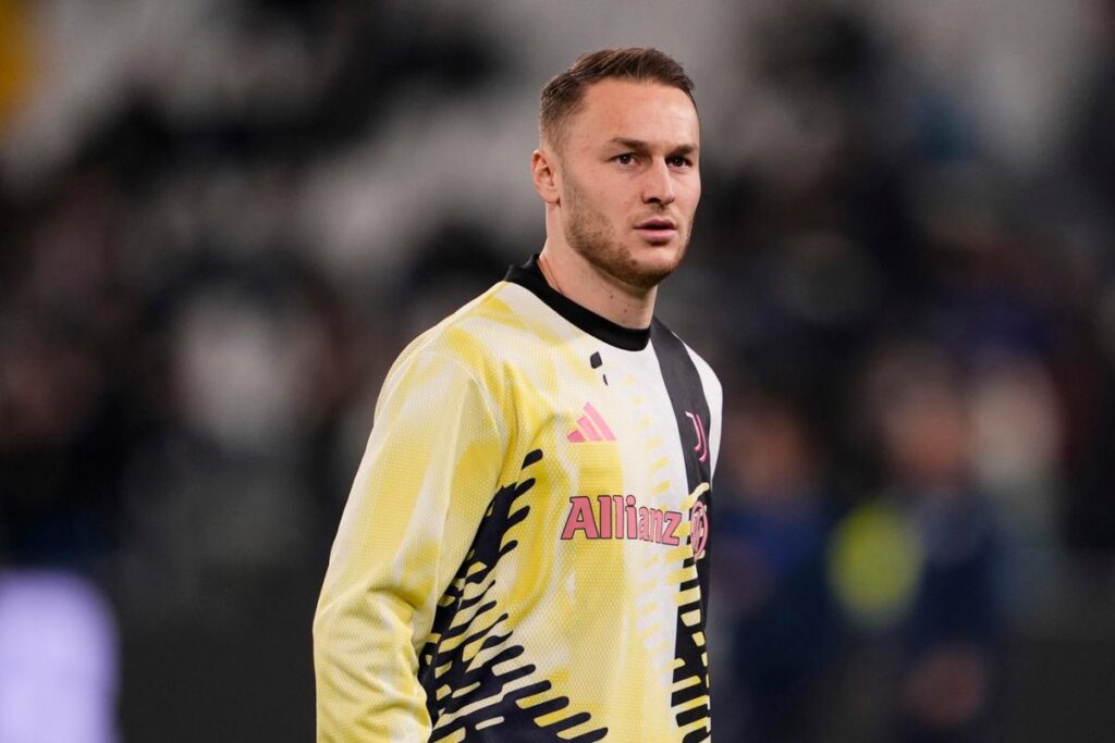 Koopmeiners durante il riscaldamento