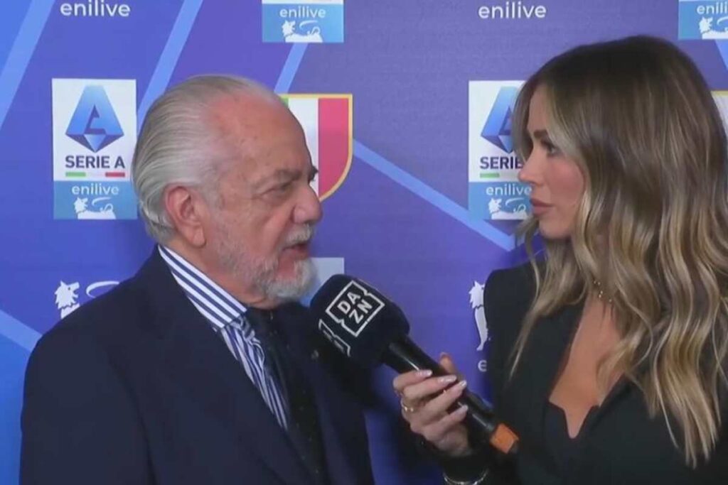 De Laurentiis ai microfoni di DAZN
